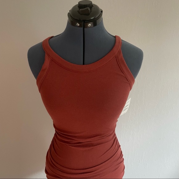 NWT Treasure and Bond Rust Brown Tank Dress - Picture 3 of 7